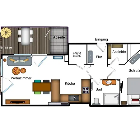 Beach House Ii - Penthousewohnung In Bestlage Mit Sonniger Dachterrasse Und Top Meerblick Διαμέρισμα *