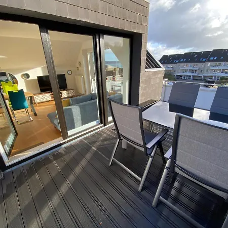 Beach House Ii - Penthousewohnung In Bestlage Mit Sonniger Dachterrasse Und Top Meerblick 公寓 哈里斯莱