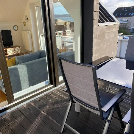 公寓 Beach House Ii - Penthousewohnung In Bestlage Mit Sonniger Dachterrasse Und Top Meerblick 哈里斯莱