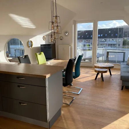 公寓 Beach House Ii - Penthousewohnung In Bestlage Mit Sonniger Dachterrasse Und Top Meerblick
